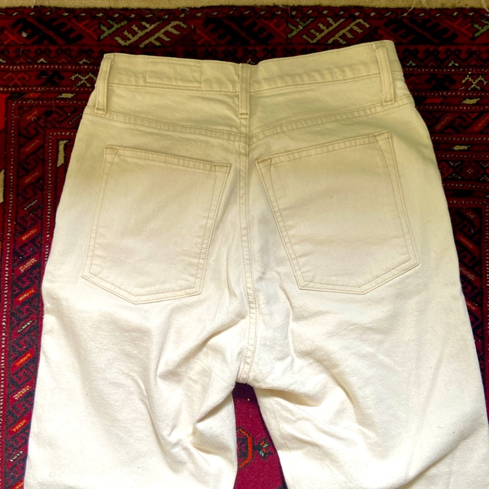 imogene + willie High-Rise Straight Leg Jeans in Cream - Picture 8 of 8